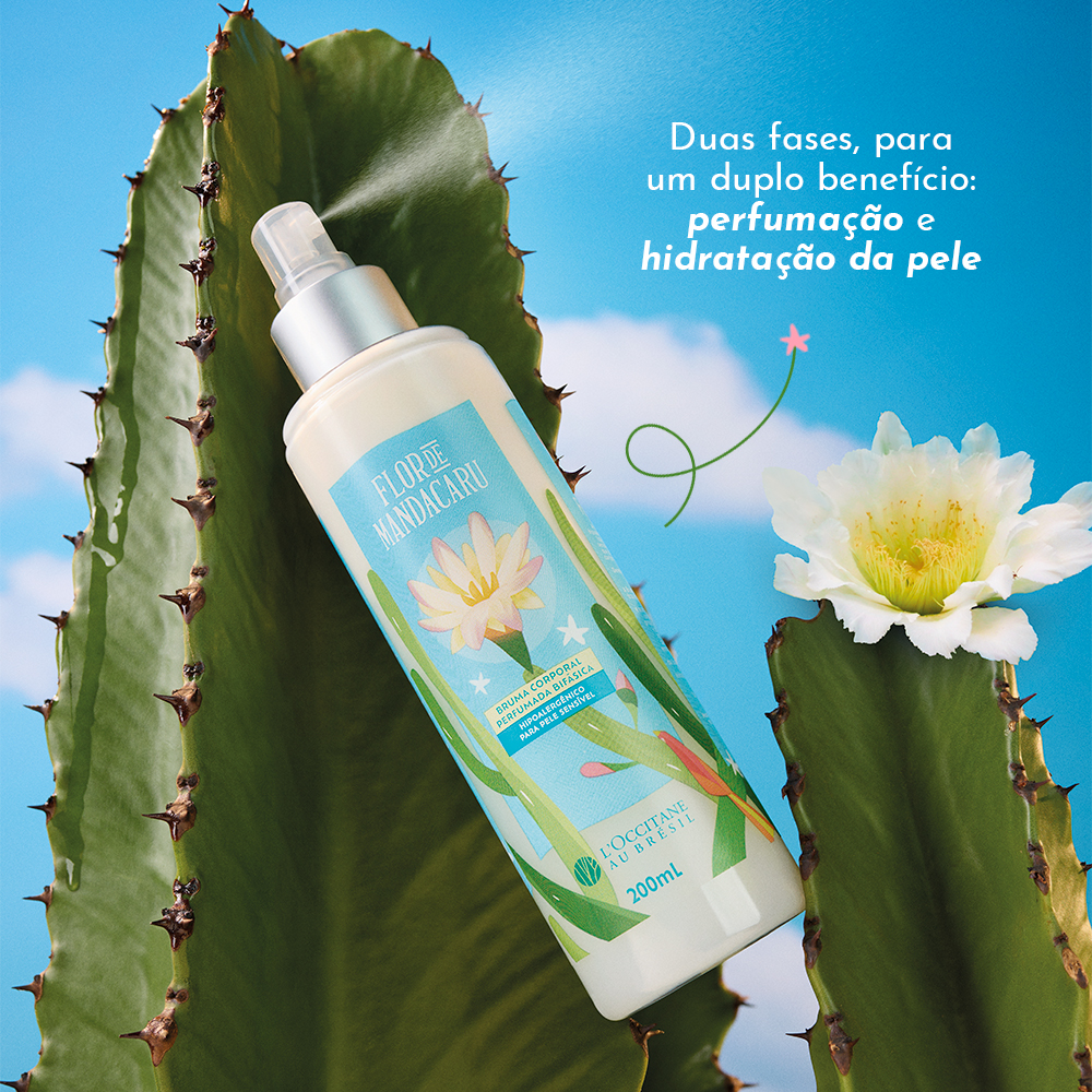 Bruma Corporal Perfumada Bif&aacute;sica Flor de Mandacaru 200mL, ,  large image number 1